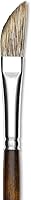 Vista 3 de Silver Brush Limited 26121/2 in Monza - Cepillo pelador de dagas para pinturas al óleo y acrílicas, tamaño 1/2 pulgada, mango largo