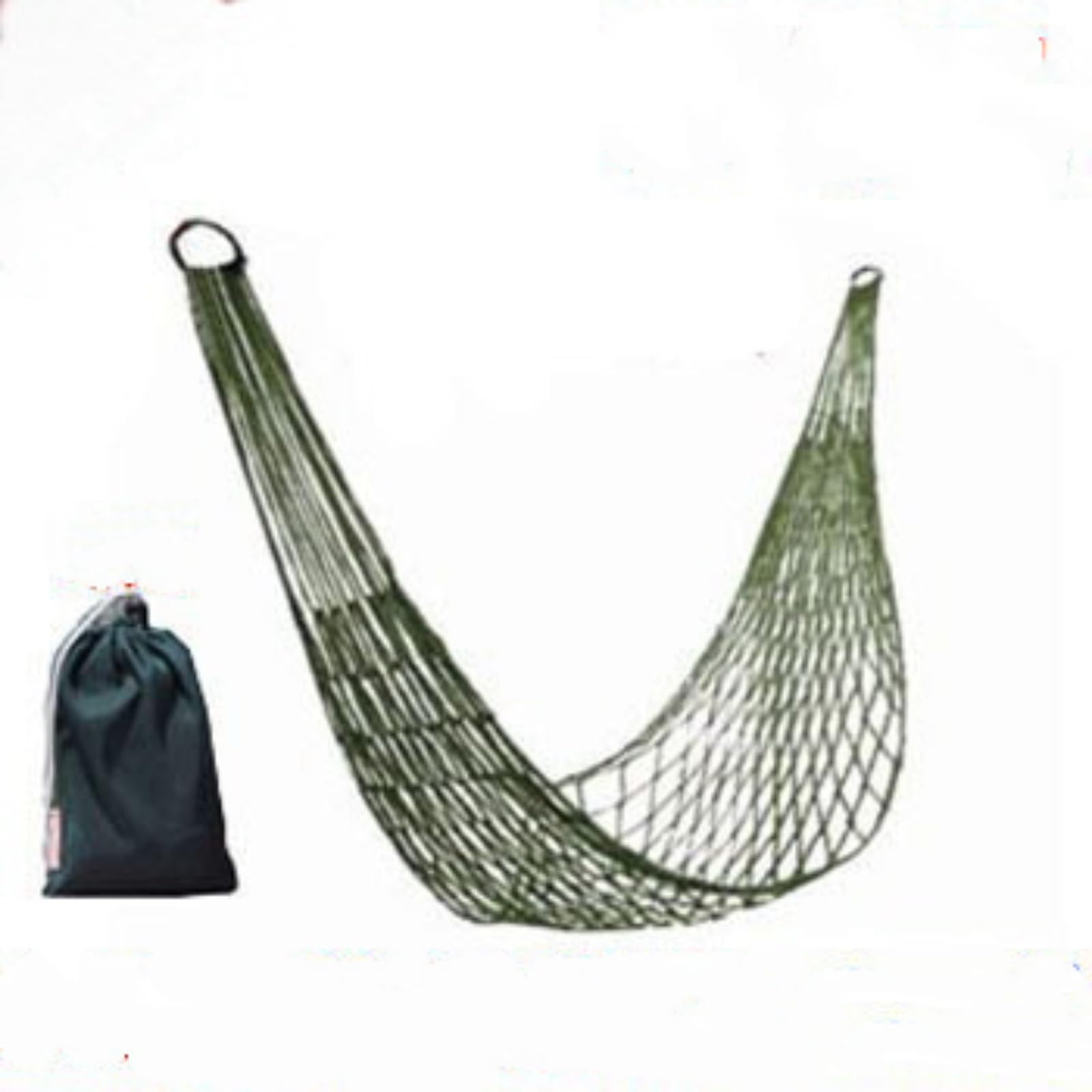 Outdoor mesh Nylon Rope Single Camping Hammock