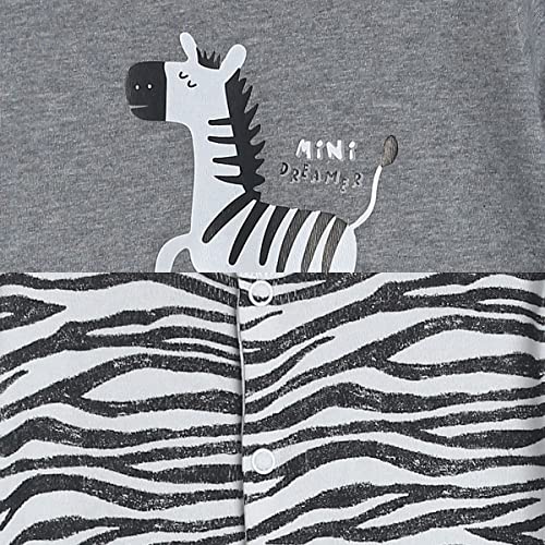 Image of miniklub Infant Boys Pack of 2 Printed Cotton Sleepsuit