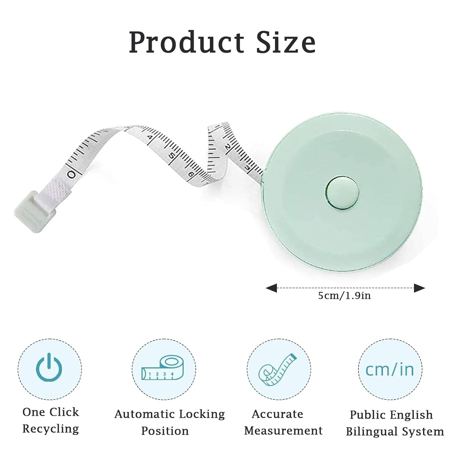 Metro A Nastro Da Sarta - 3 Pezzi Da 1.5 Metri Per Cucito E Misure - Foto 8