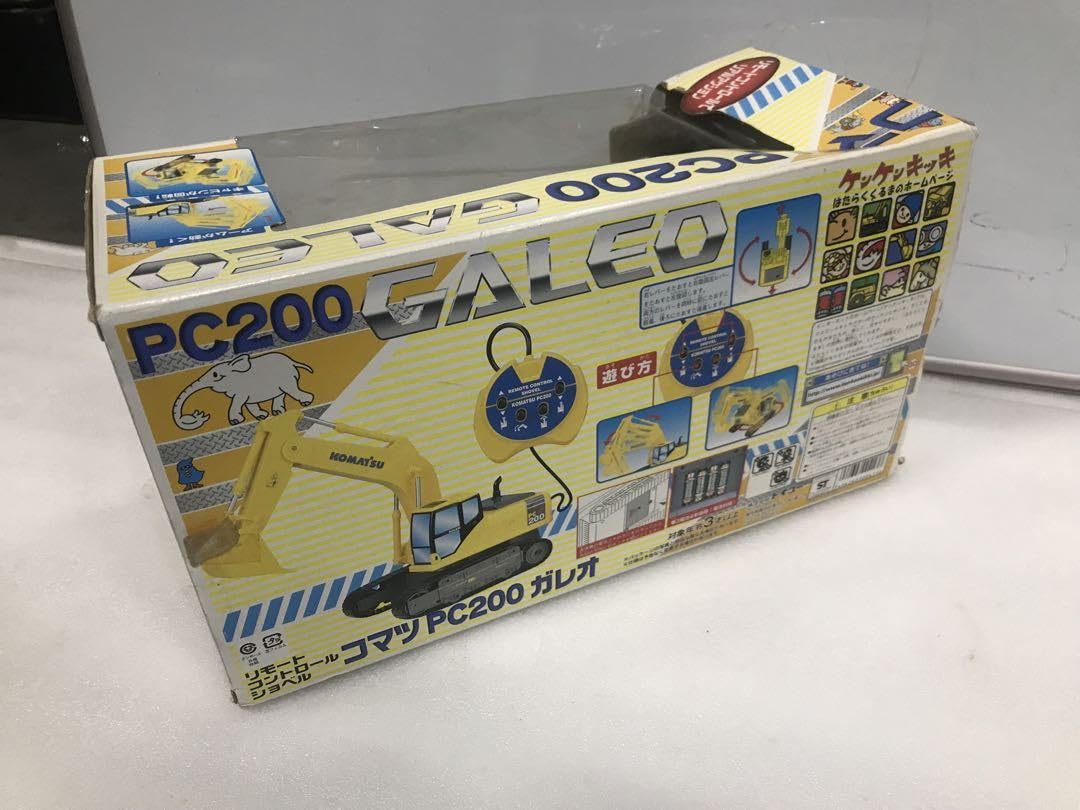 コマツ PC200 ガレオ リモートコントロールショベル Amazon.co.jp: 電動ラジコン コマツ PC200 ガレオ コントロール