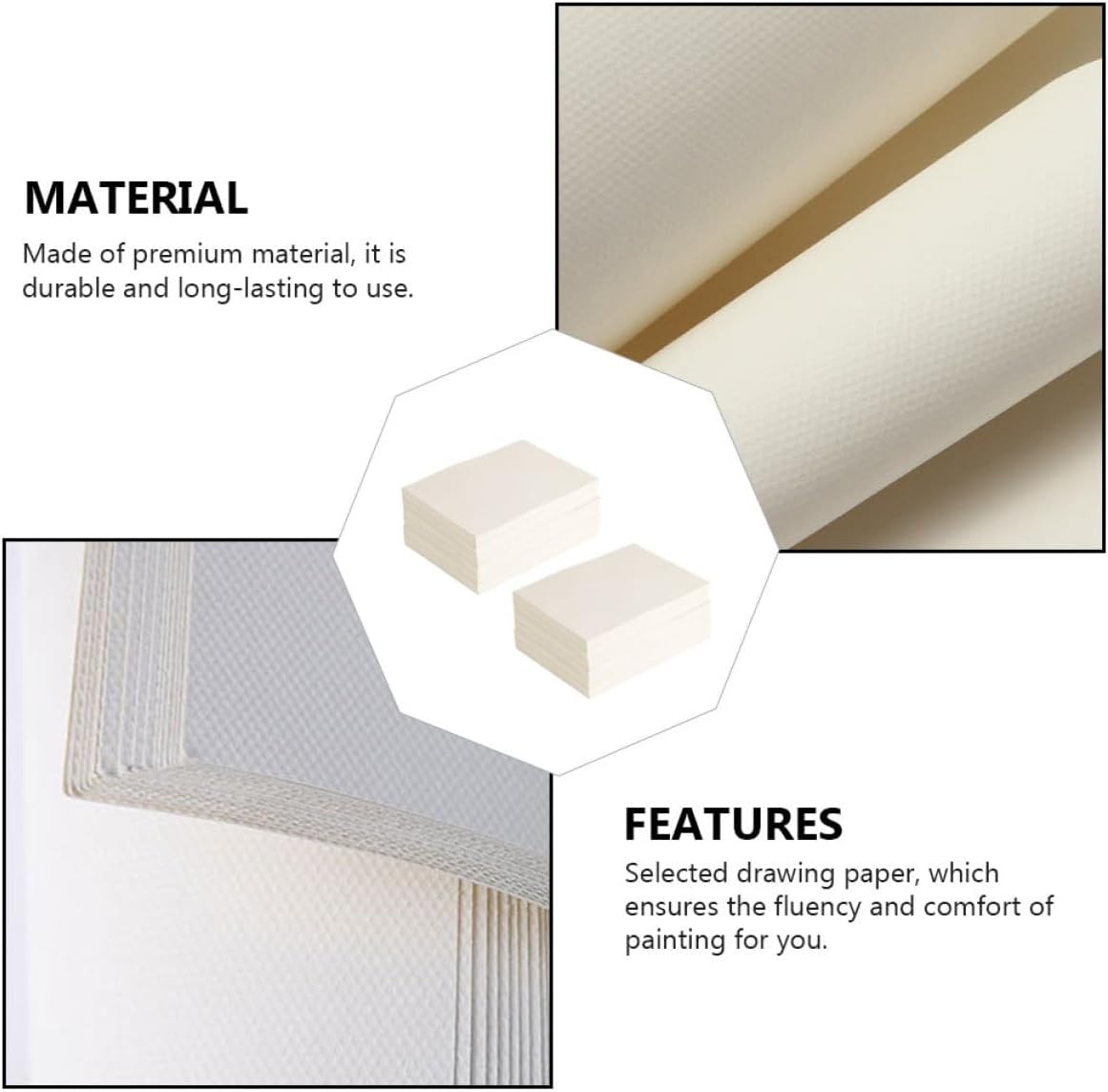 CIMAXIC 60 Sheets Children Sketch Paper Art Drawing Paper Perfect for Artists Students