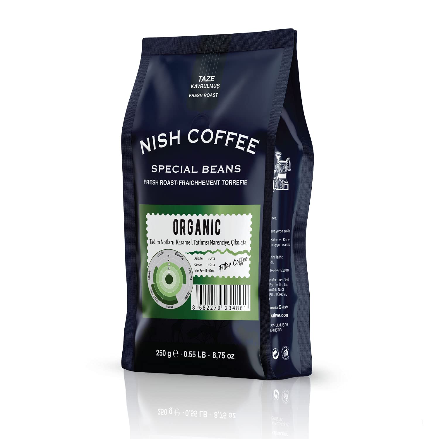 Nish Filtre Kahve Organic 250 gr