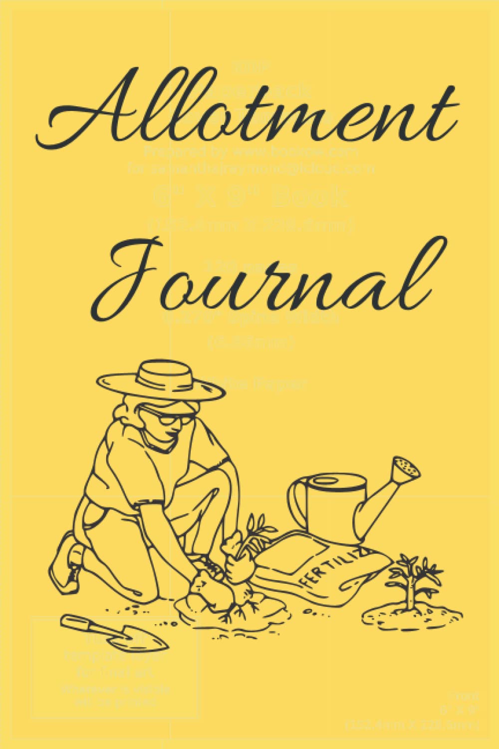 Allotment Journal Notebook: Gardening notebook, gardening journal