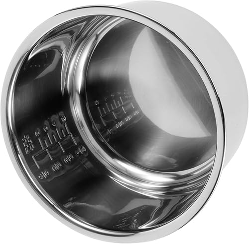 Miniatura 5 de Zerodeko Olla interior de repuesto para olla a presión, olla interior antiadherente interior de acero inoxidable, olla a presión, olla interior para