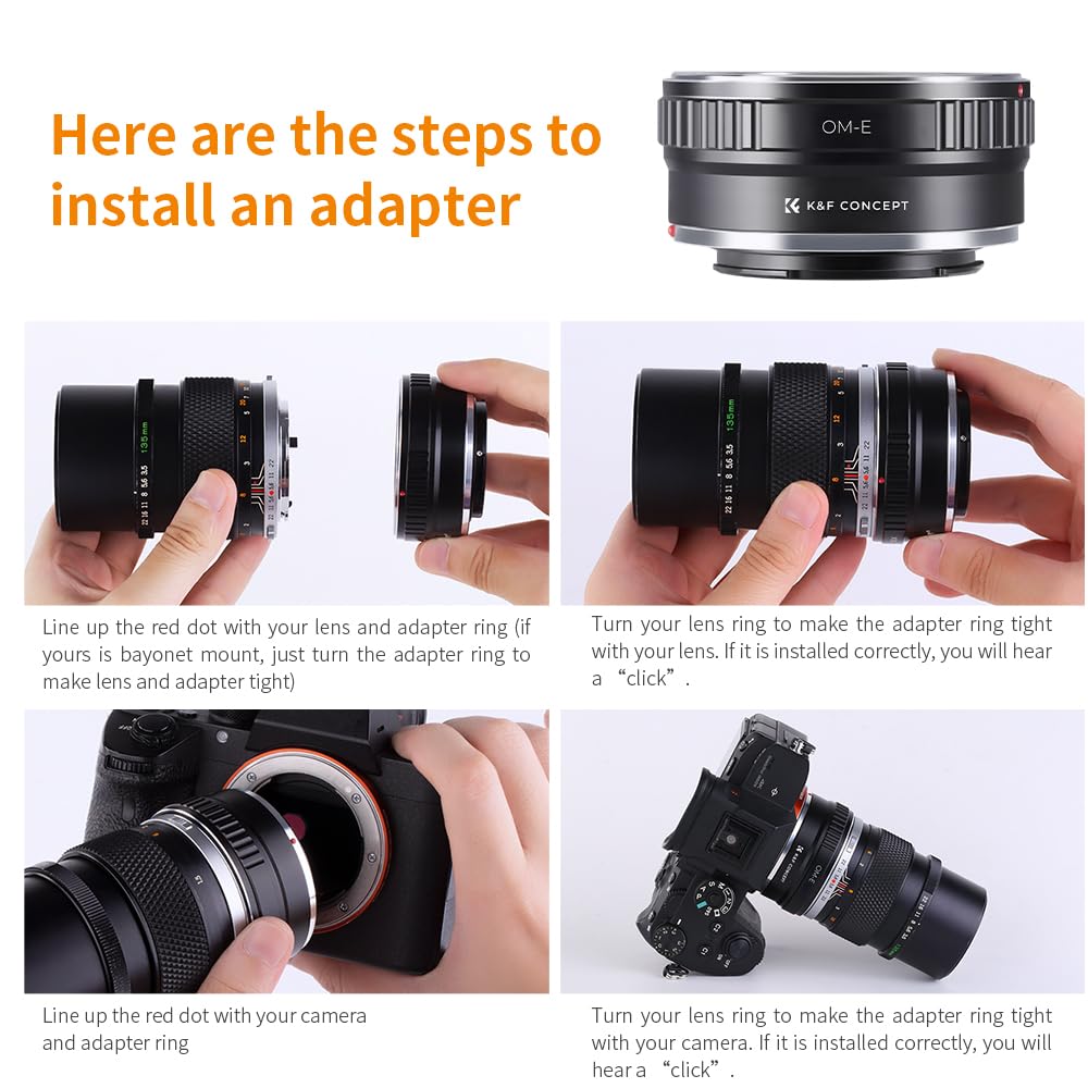 ★新品同様★bones Olympus OM to Emount Amazon.com : K&F Concept Lens Mount Adapter for Olympus OM
