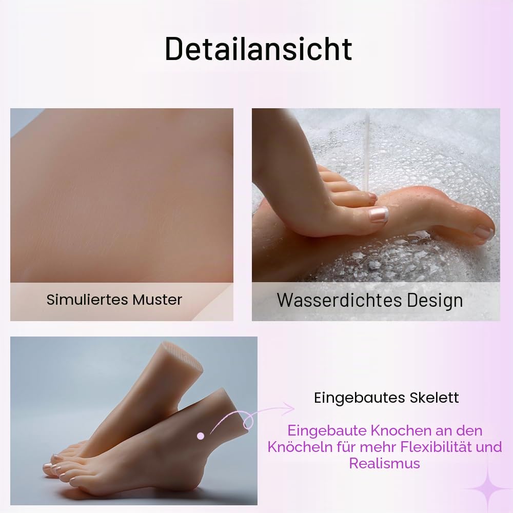 1 Paar weibliche Schaufensterpuppenfüße aus weichem Silikon, lebensechte Größe, realistische Silikonfuß, Schaufensterpuppe, Display, Schmuck, Sandalen, Schuhsocken, Display, Kunst,