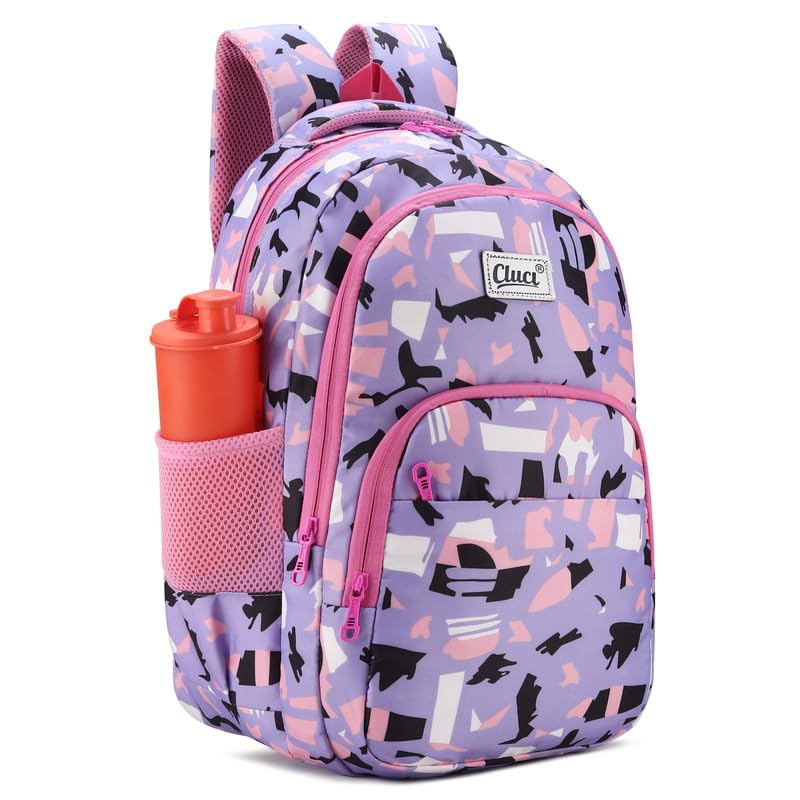 CLUCI School Bag for Girl – 26 Litre, 18 Inches, Durable & Sleek Waterproof Tuition and College Bag for Girls, Multicolored Picnic & Travel Backpack for Girls-image-35