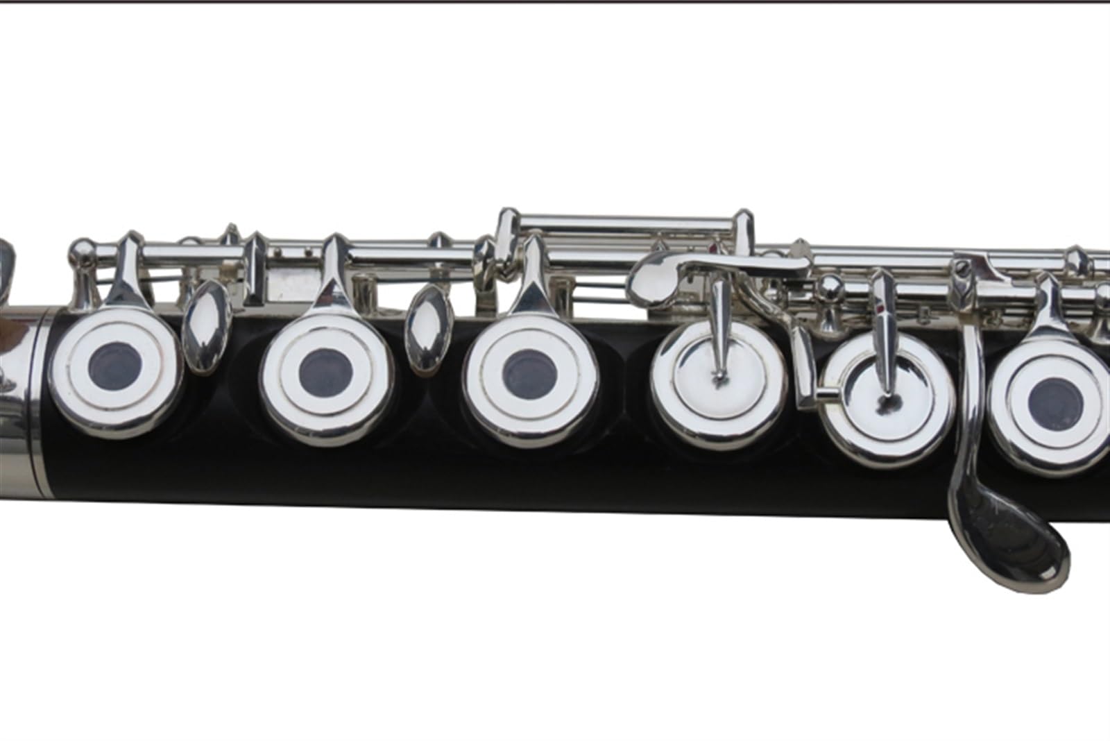 Flauto in ebano Strumento professionale Grado di prova Prestazioni 17 fori Foro aperto B Coda C Accordatura Corpo in legno placcato argento YFL-600S