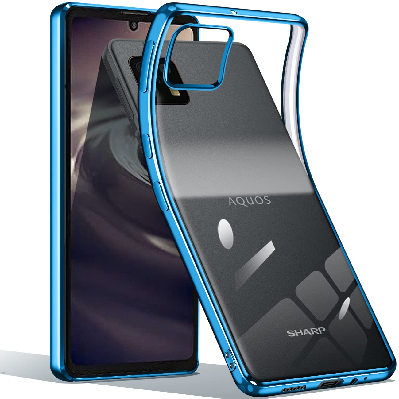 Amazon.co.jp: AQUOS sense6 / Sense 6s ケース クリア SHG07 SH-54B