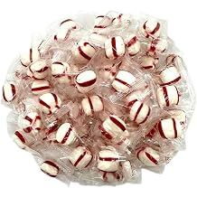 Soft Peppermint Candy 1.5 lbs Refreshingly Light Peppermint Flavor Melt-in-Your-Mouth Mints-Individually Wrapped, Ideal for Sharing, Events, and Holidays24 oz