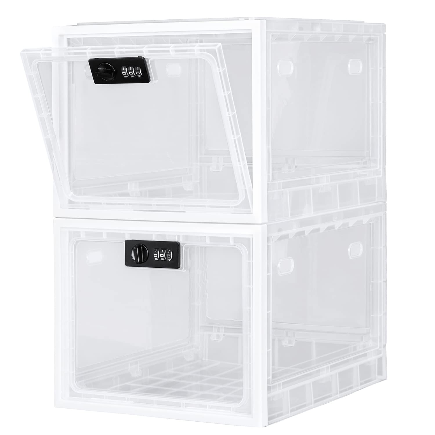 Lalifebuss Boîte à médicaments, boîte verrouillable pour réfrigérateur, boîte de sécurité alimentaire, tablette, téléphone pour la cuisine, la maison, l'école et le bureau