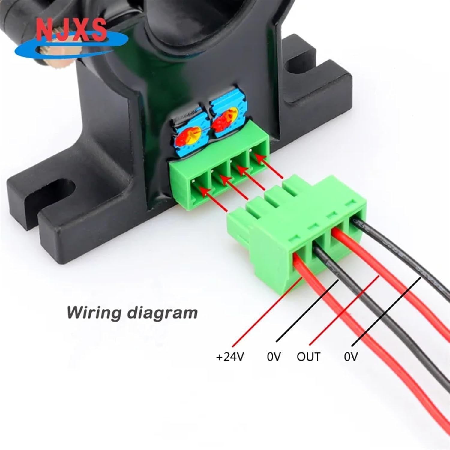 Hall Effect Current Sensor Split Core Transducer BSQ06CT AC 50A 100A 200 300 400 500A/DC 4~20mA Module Current Sensor Separated (Color : AC 100A, Size : DC 4 to 20mA)