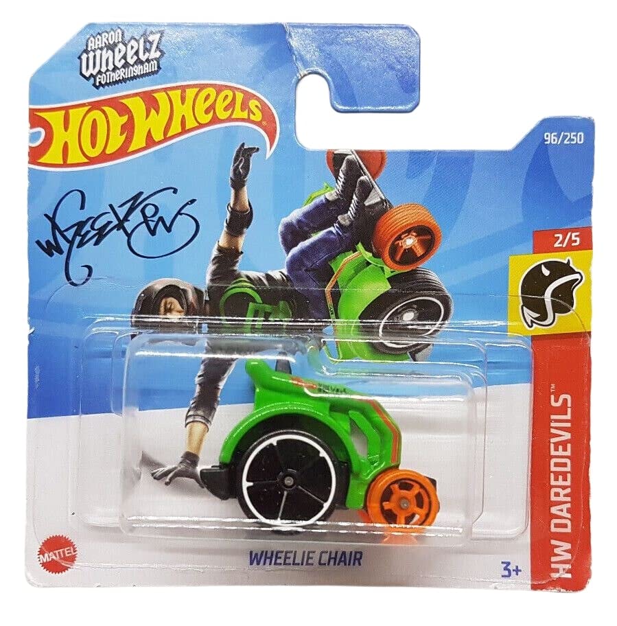 Hot Wheels - Silla Wheelie - HW Daredevils 2/5 - HCV38 - Short Card - AARON Wheelz - Mattel 2022