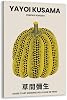 Retro Yayoi Kusama Poster Exhibition Canvas Print Painting Vintage Pumpkin Forever Classic Japanese Asian Wall Art Modern Museum Printable Home Decor Mural Gift Ideas 16x24inch Framed