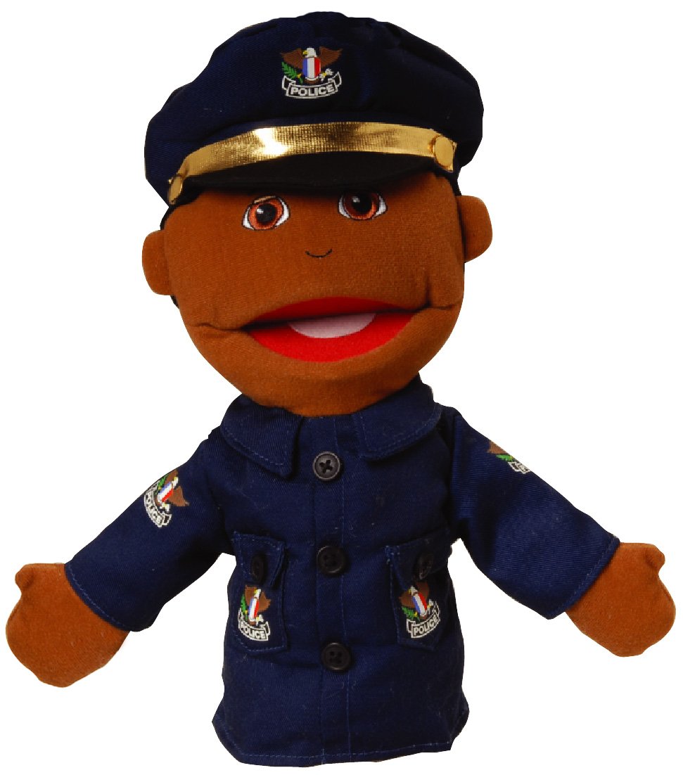 Pretend Play Puppetry Police Officer Hand Puppet