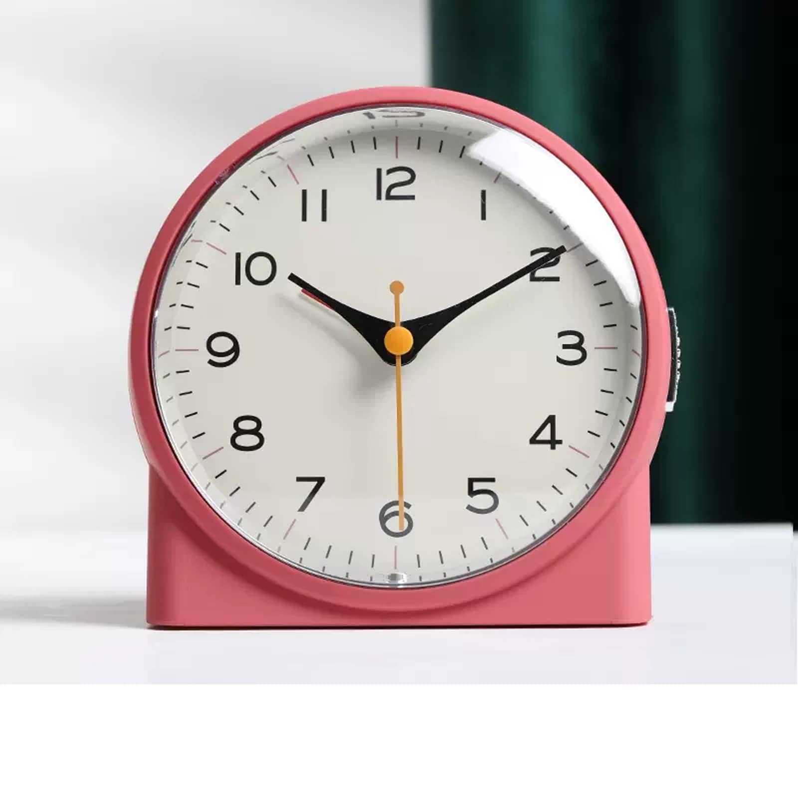 SBZIOJHDR alarm clock, Alarm clocks bedside for bedrooms, Clock,Clocks Bedside,4 inch Super Silent Small with Night Light, Snooze and Functions
