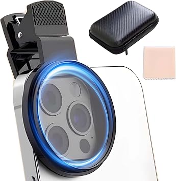 52mm Clip-On Phone Camera Lens Filter 2025 New CPL Polarizing Filter for Smartphones, Portable Circular Polariscope, Fit for iPhone Photography