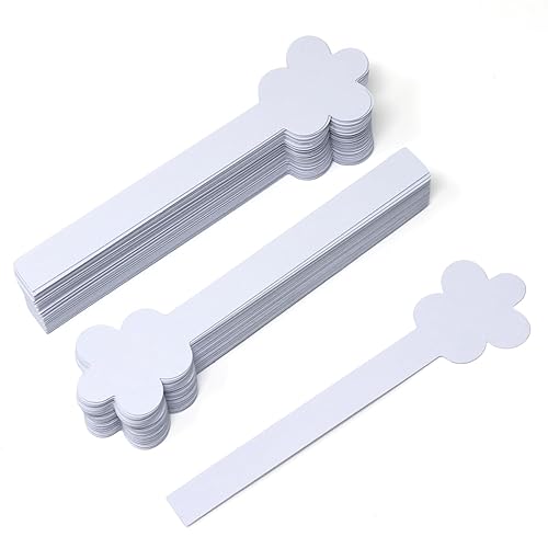 Honbay 100 tiras de prueba de perfume desechables en forma de flor, aceites esenciales, tiras de prueba de papel, tiras de prueba de olor, tiras de