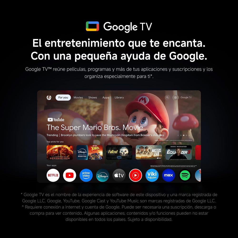 Xiaomi Smart Projector L1 EU, Autoenfoque, proyección de hasta 120 Pulgadas, luminosidad 200 LM, mín: 160 LM @ 15 min ANSI, Sistema operativo Google TV