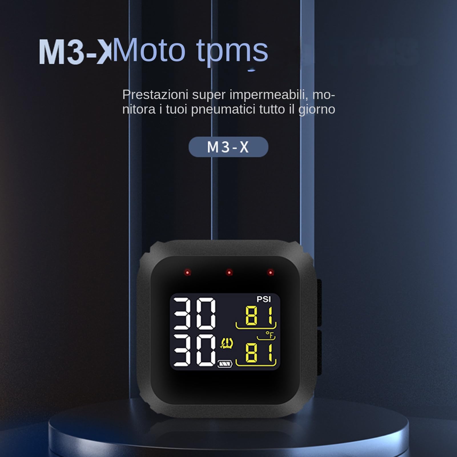 Manometro Digitale Strumento Portatile In Reale | Misuratore Di Pressione Pneumatici Per Riparazione Auto Viaggio Automobili Bicicletta Veicoli Manutenzione Camion Uomini