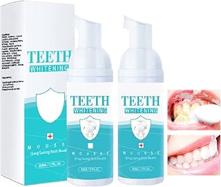 2Pcs Toothpaste Foam,Teeth Whitening Mousse, Mouthwash, Remove Stains,Improves Teeth Brightness and Reduce Yellowing.