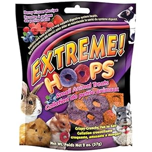 F.M.Brown’S Extreme! Hoops Small Animal Treats, 2 Oz