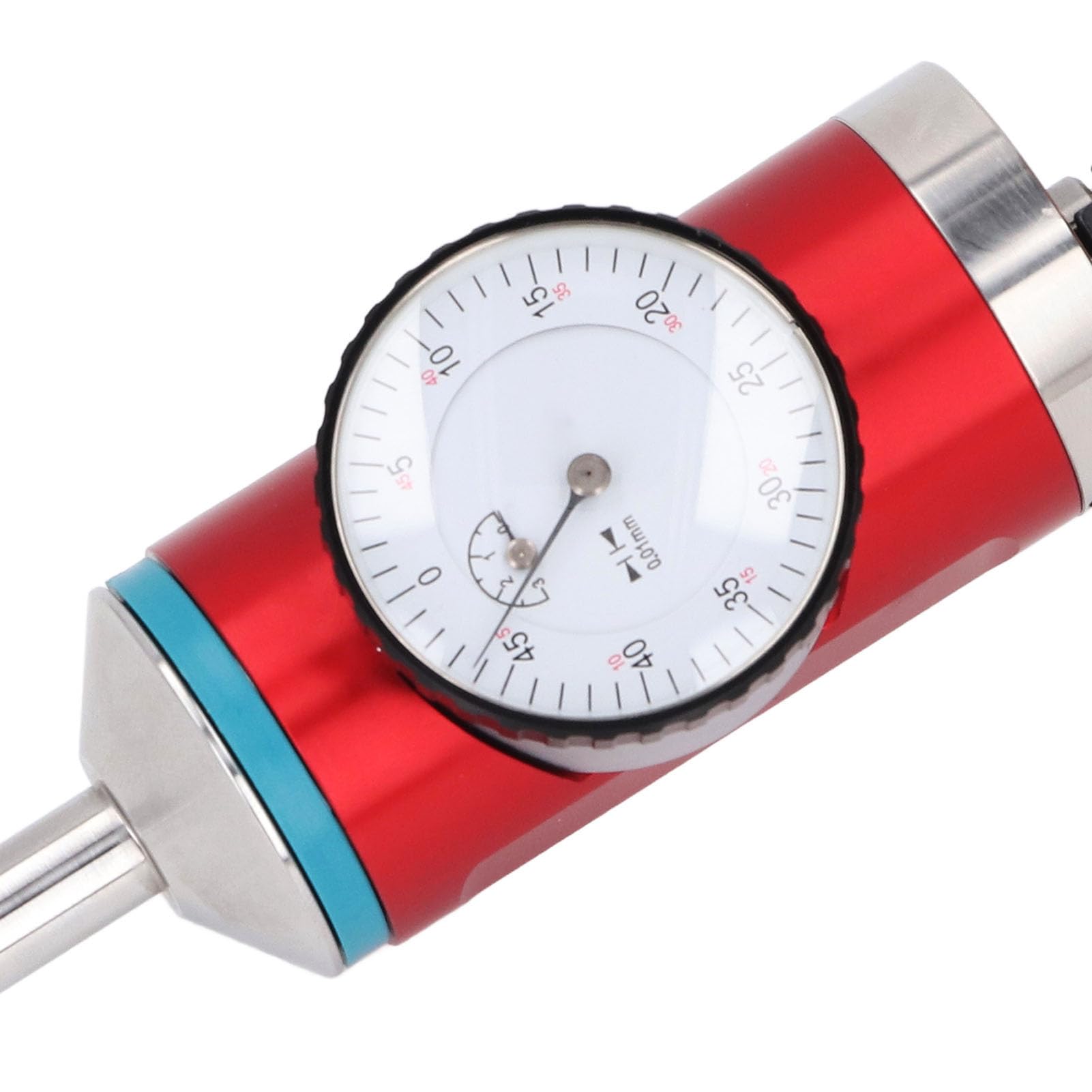 Indicador de centrado coaxial, precisión de 0,01 mm; juego de relojes comparadores para fresadoras con estuche de almacenamiento; rango métrico de 0 a 3 mm, ideal para trabajos de