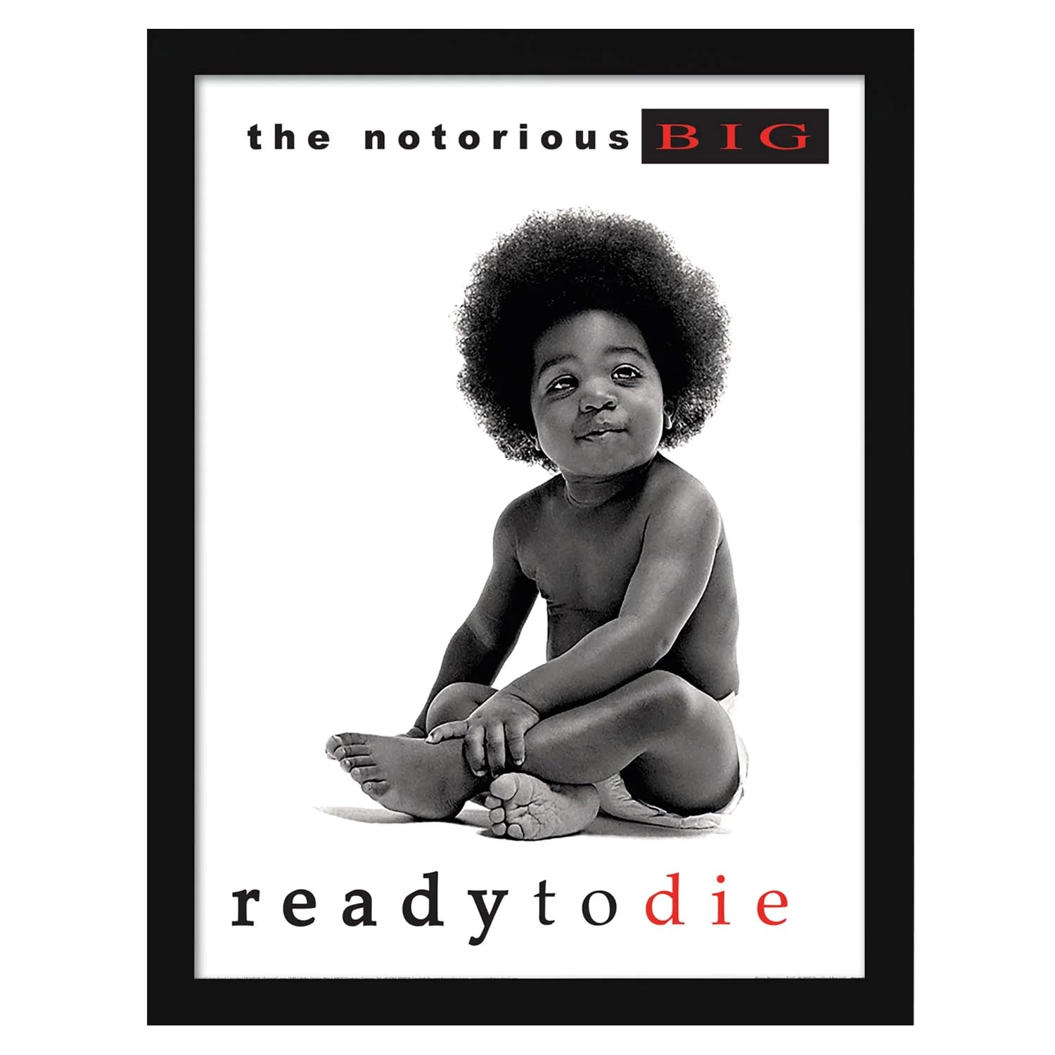 Pyramid International The Notorious B.I.G Collector Print (Framed Plexi) 30cm x 40cm, Art Poster, Posters & Prints, One Size