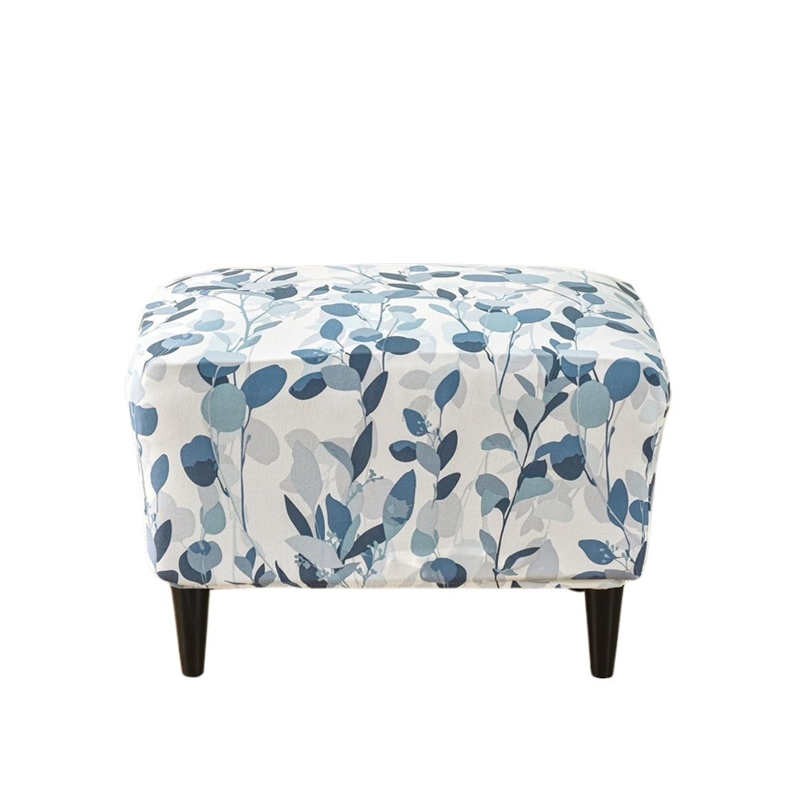 GCYEIDMA Wing Chair Slipcover Wing Chair Cover Stretch Armchair Relax Sofa Slipcovers with Seat Cushion Footstool Covers(B15 Footstool Cover)