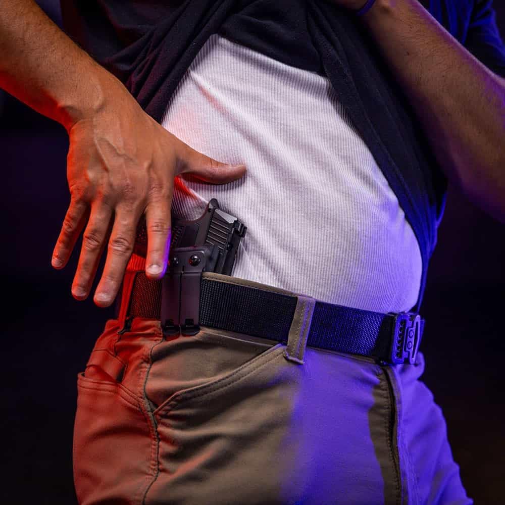 Tulster IWB Profile+ Kydex Holster in Right Hand fits: M&P Shield/Plus 4" 9/40 | Optic Compatible Inside The Waistband Appendix Concealed Carry - Image 3