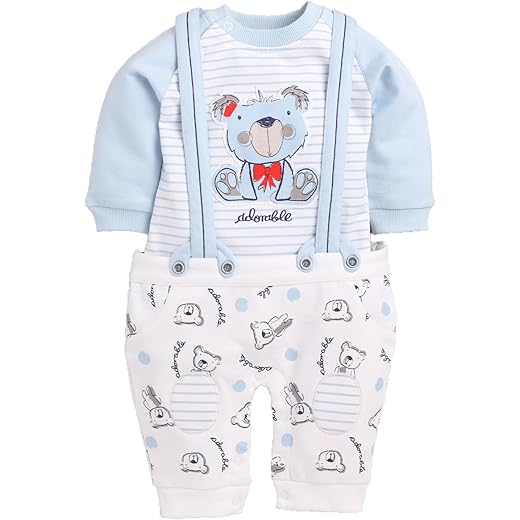 BABY GO Designer Half Sleeve Dungaree