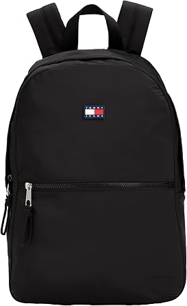 Tommy Hilfiger TJM URBAN BACKPACK Erkek Sırt Çantası, Siyah, Tek Beden