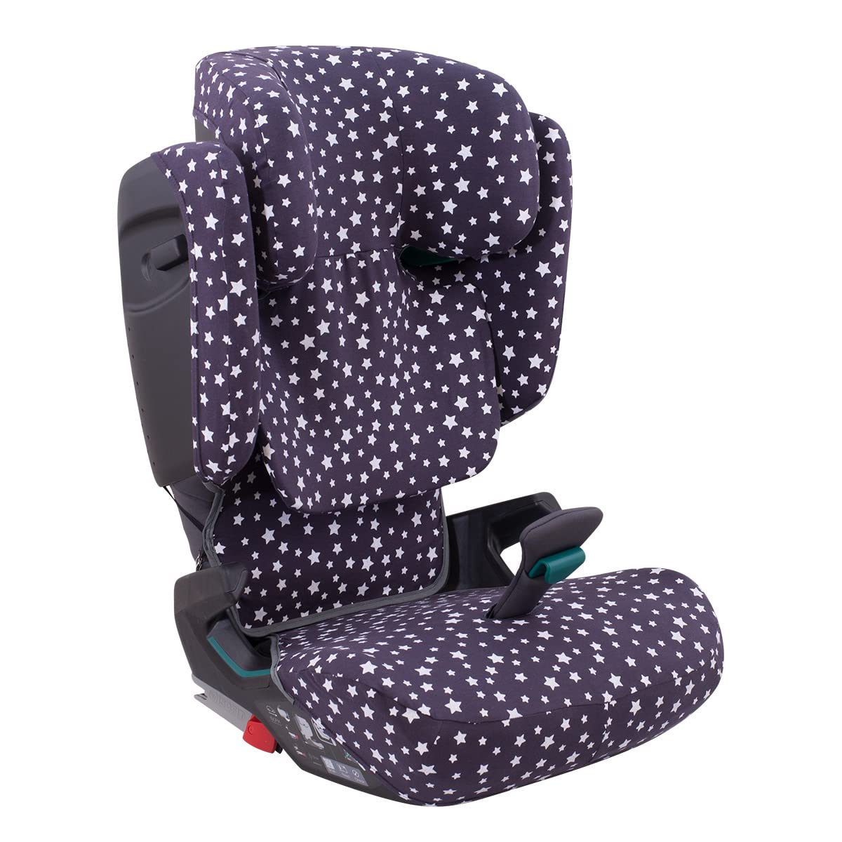 JYOKO Kids Funda Silla Coche Compatible con Romer Kidfix I-Size, Winter Sky