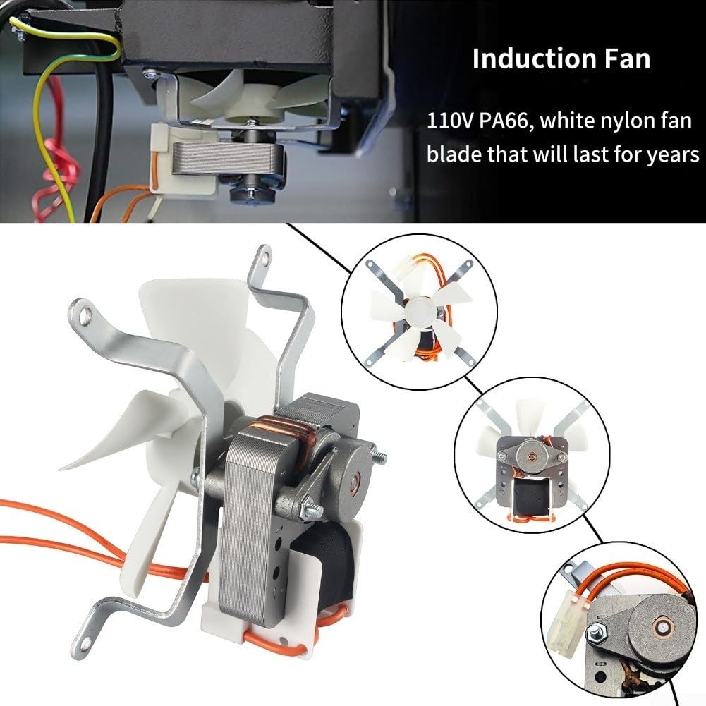 Metall Feuerbehälter und Induktionslüfter Kit