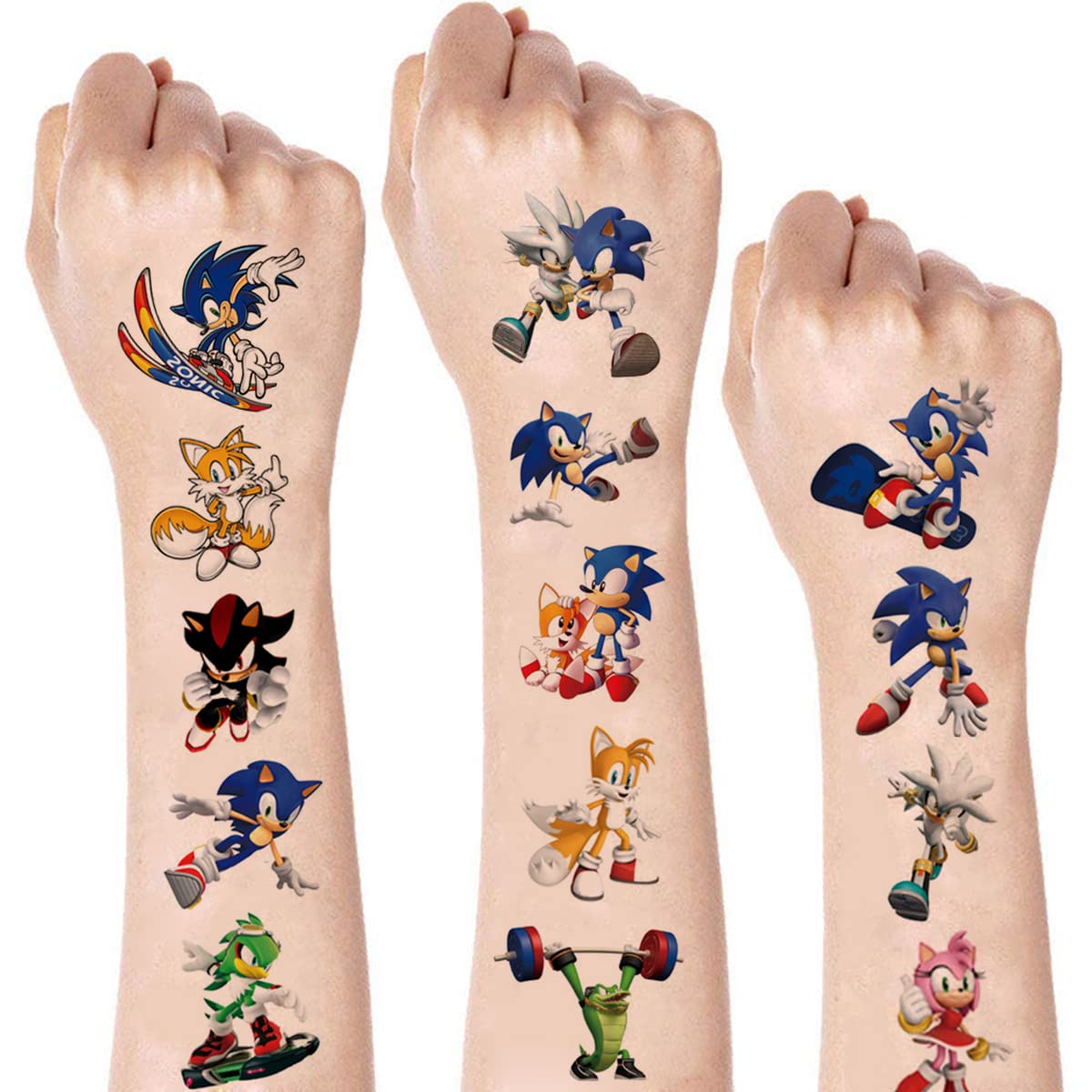 Amazon.com: 8 Sheets Cute Temporary Tattoos for Kids, Anime Birthday Party  Supplies Cartoon Fake Tattoos Stickers Video Game Party Favors for Boys  Kids Girls Party Decorations Party Games Gifts : Toys &