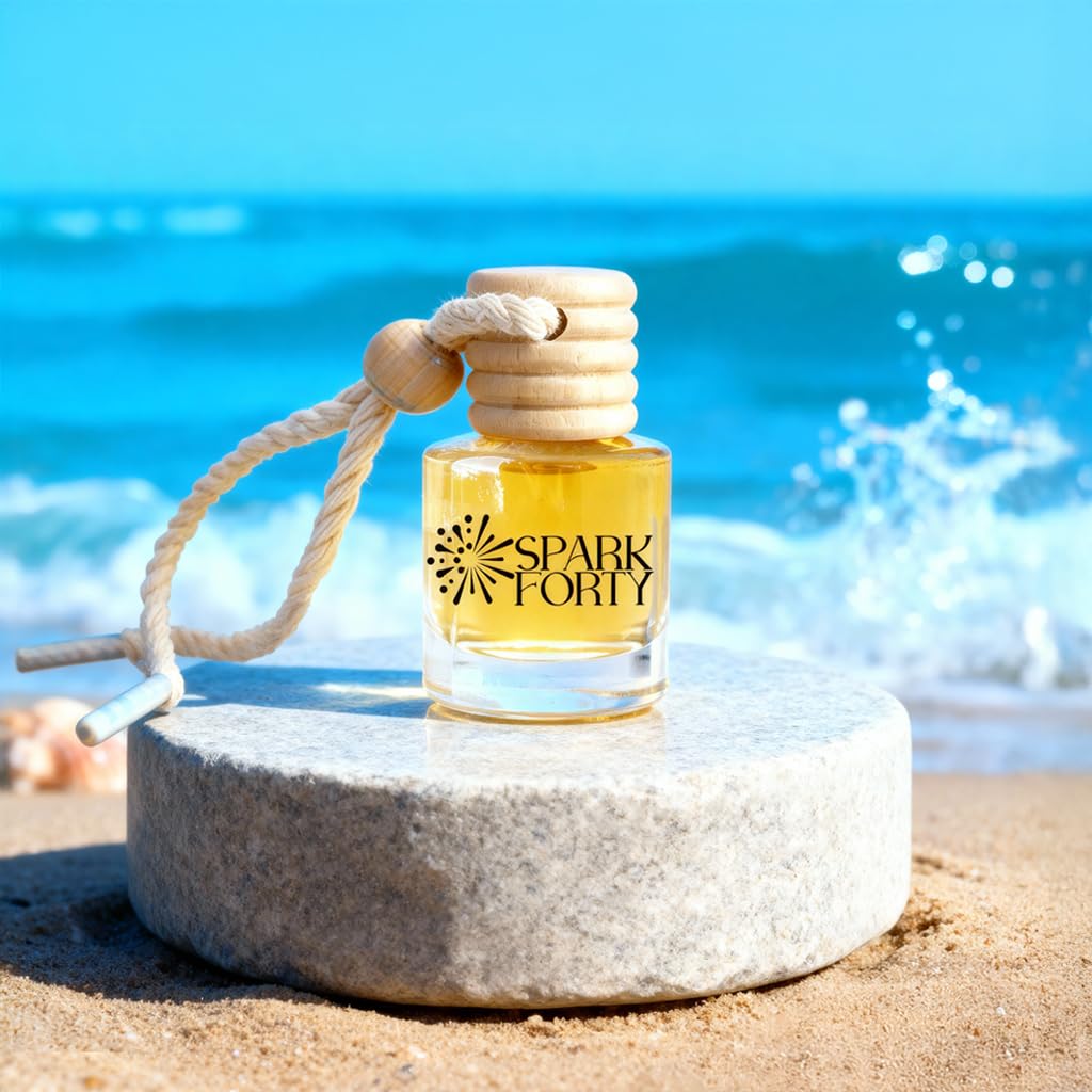 Ocean Car Perfume Car Air Freshener 30-Day Luxury Essential Oil Cologne Scent Gift Set for Men Women Auto — view 3