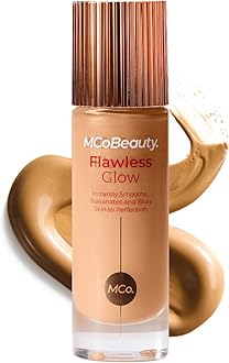Flawless Glow Luminous Skin Filter - 4.5 Medium - 4-in-1 Luminous Primer, Foundation Booster & Liquid Highlighter with Squalane - Radiant Glow Complexion Perfector Face Makeup