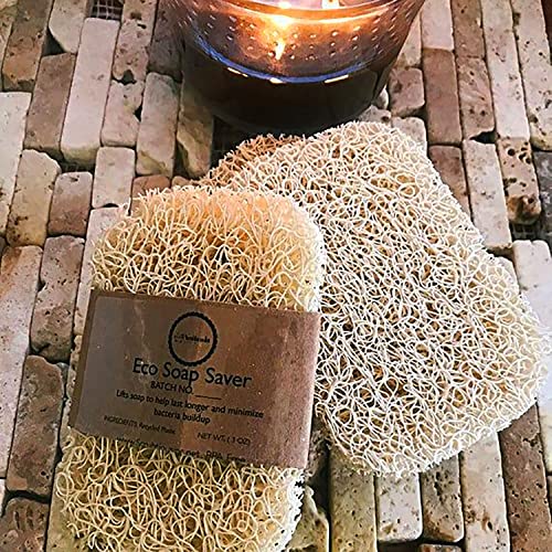 Soap Saver Pads, Non-Slip Soap Holder Pad, Self Draining Soap Bar Holder Pads, Soap Saver Dish For Shower Kitchen Bathroom Travel Hotel Cleaning Supplies, 4 Piece Set–Beige #TOP6