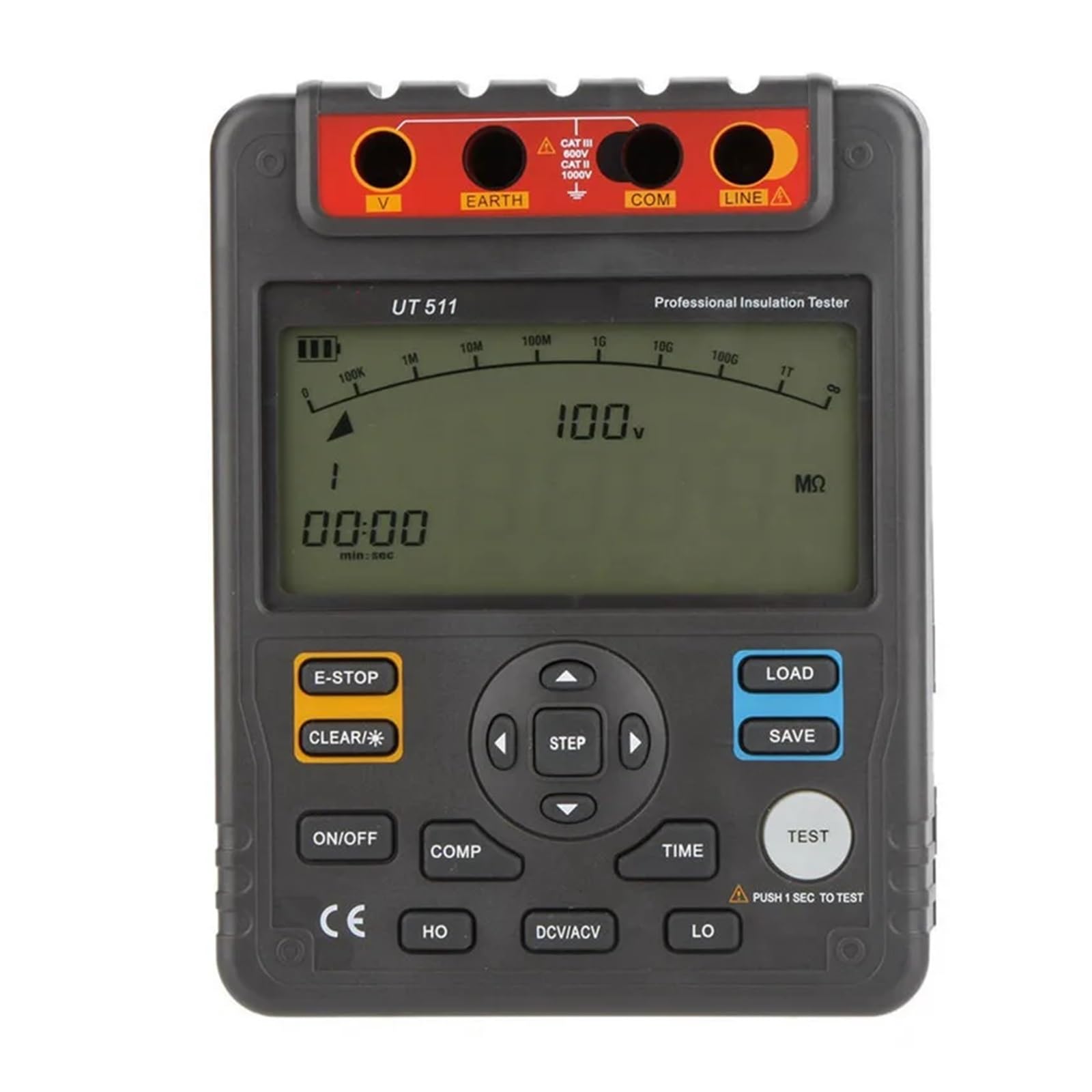 Cyfrowy UT511 Przenośny Miernik Rezystancji Izolacji True RMS Megameter Przenośny Tester Woltomierz AC DC Tester Rezystancji