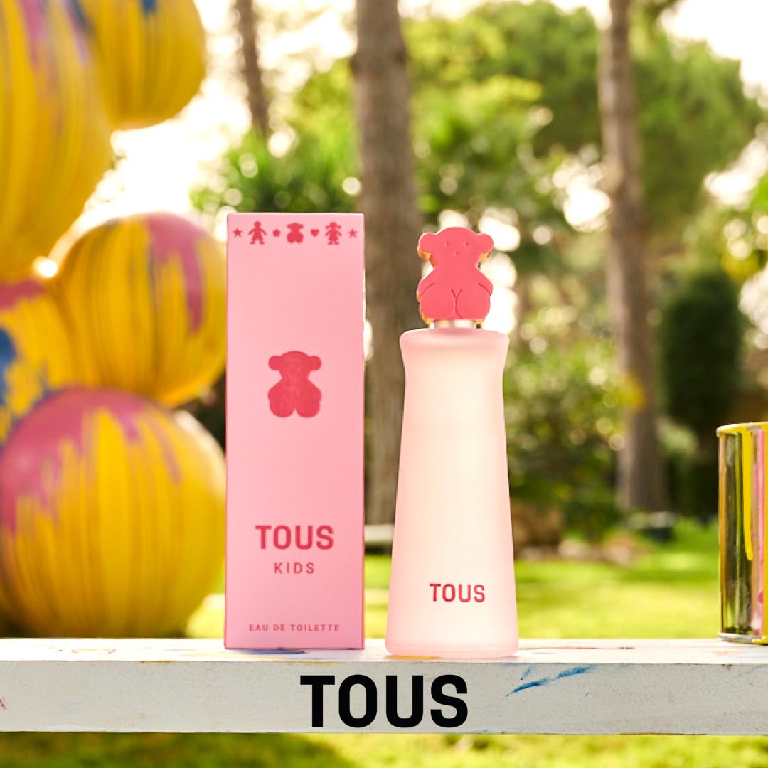 Tous Kids Girl, Eau de Toilette für Mädchen, Frisch-fruchtig-blumiger Duft, 100ml Zerstäuber