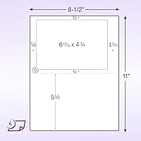 Vista 11 de NextDayLabels - Integrated Laser Form with Label Combination (6x4 1 Label on Left 250 Pack)