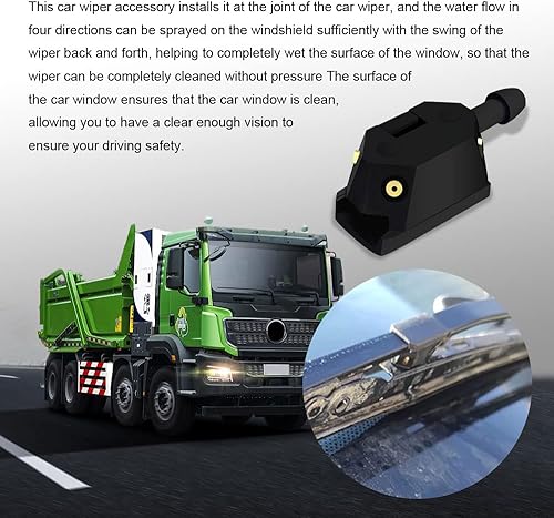 Miniatura 6 de Boquillas para limpiaparabrisas delantero, repuesto de boquilla para lavaparabrisas, chorro de rociador de agua, boquilla universal para