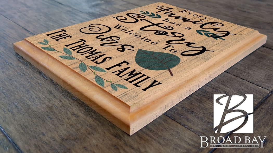 Customized Family Name Sign Personalized Family Name Housewarming Gift Wall Art Decor