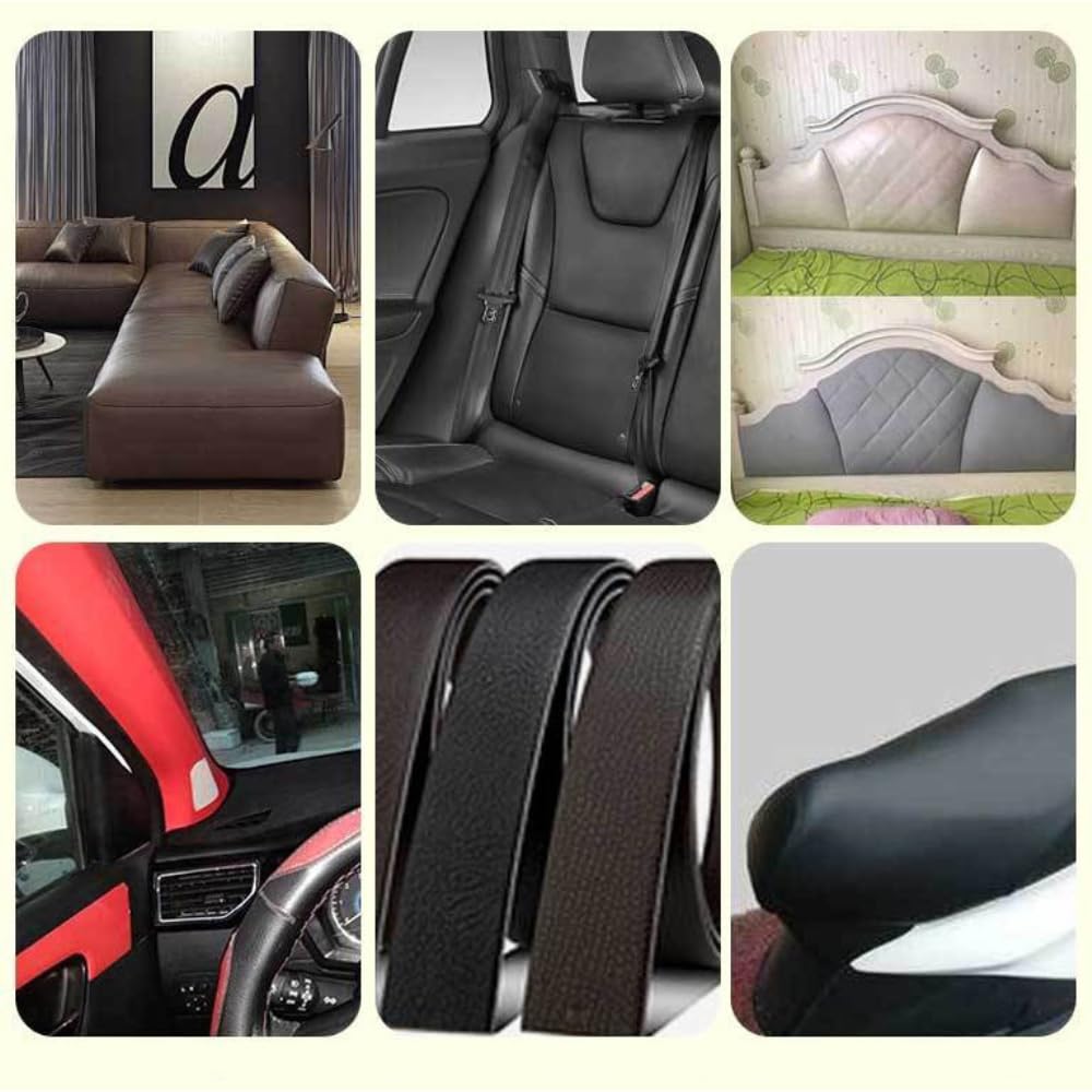 PVC-Leder Reparatur Kunstleder Selbstklebend Lederflicken Leder Patch | Lederreparatur Flicken Ledergewebe Ledersitzflicken für Möbel Sofa Autositze Taschen,3 Stück,Burgunderrot,137x100cmx1pcs