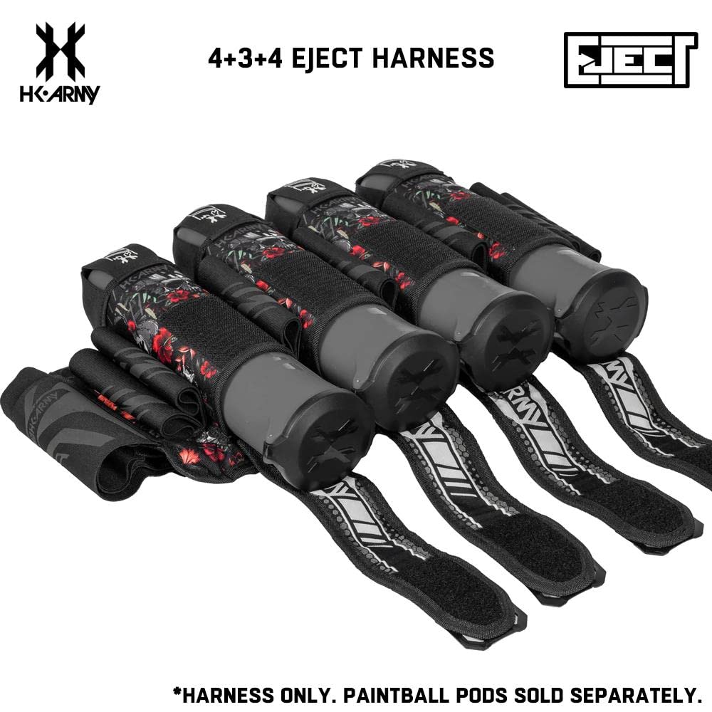 HK Army 4 + 3 Auswurf Paintball Geschirr Pod Pack – Tropischer Totenkopf