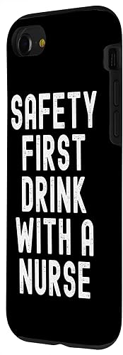 Miniatura 2 de Funda para iPhone SE (2020)  7  8 Safety First Drink With A Nurse