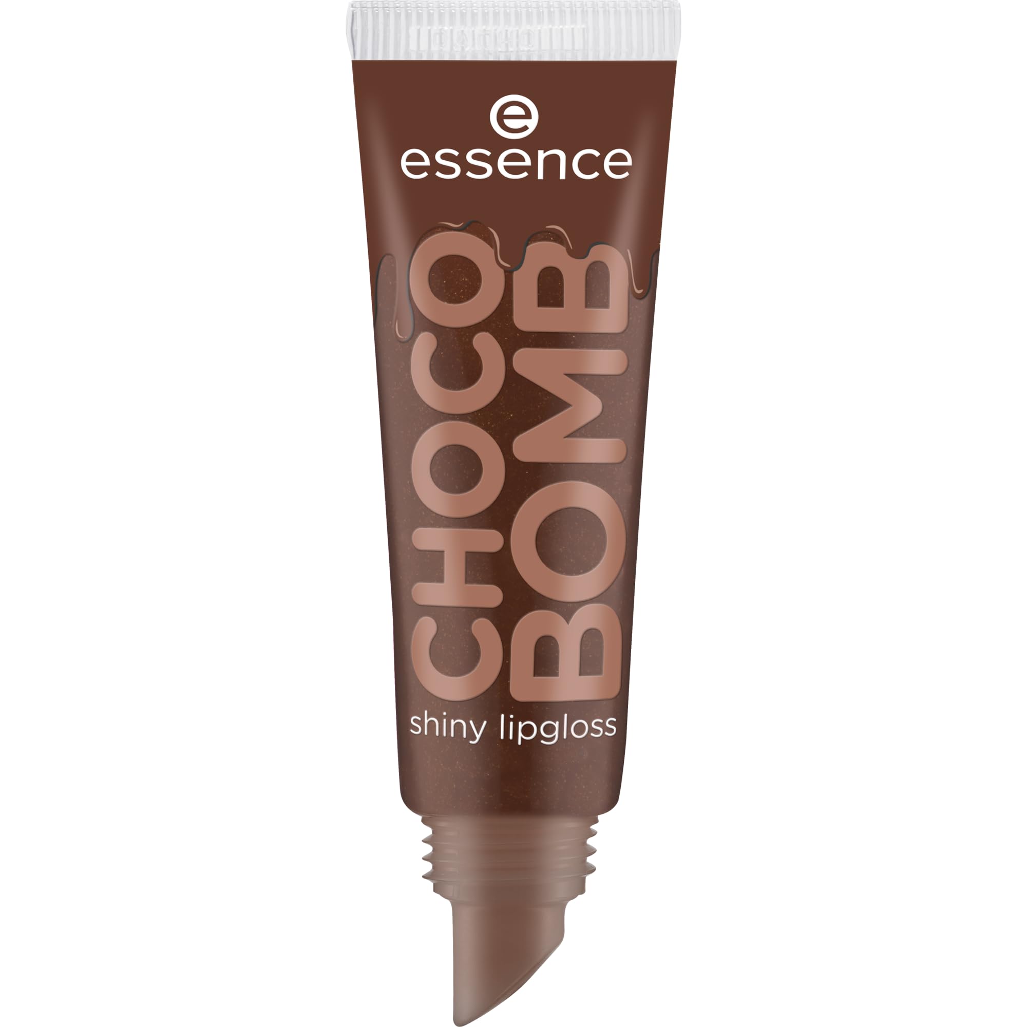 essence CHOCO BOMB shiny lipgloss, naturale, lucida, rugiadosa, brillante (10ml)