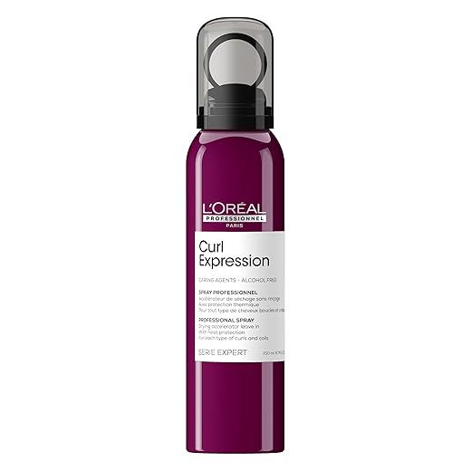 L’Oréal Professionnel | Spray Acelerador De Secado, Para Cualquier Tipo De Rizos & Ondas, Curl Expression, SERIE EXPERT, 150 ml