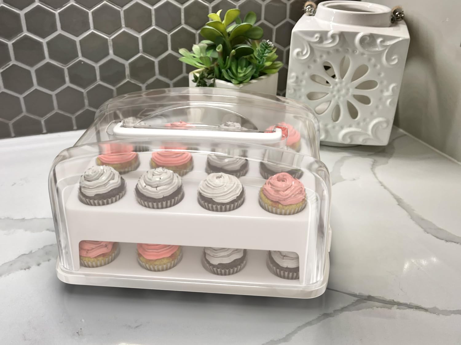 Mini Cupcake Carrier - Holds 24 Mini Cupcakes -5